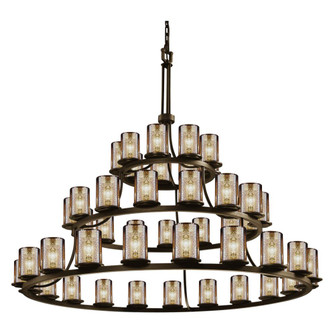 Dakota 45-Light 3-Tier Ring LED Chandelier (254|FSN-8714-10-MROR-DBRZ-LED45-31500)
