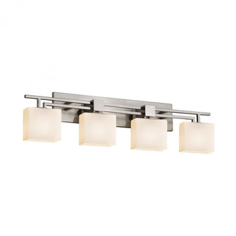 Aero 4-Light Bath Bar (254|FSN-8704-55-OPAL-NCKL)