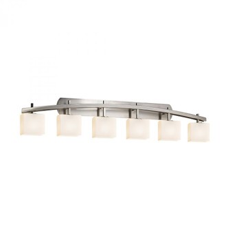 Archway 6-Light Bath Bar (254|FSN-8596-55-OPAL-NCKL)