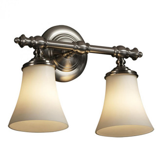 Tradition 2-Light LED Bath Bar (254|FSN-8522-20-OPAL-NCKL-LED2-1400)