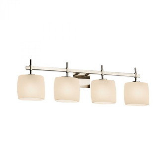 Union 4-Light Bath Bar (254|FSN-8414-30-OPAL-NCKL)