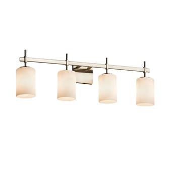 Union 4-Light Bath Bar (254|FSN-8414-10-OPAL-NCKL)