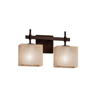 Union 2-Light Bath Bar (254|FSN-8412-55-WEVE-DBRZ)