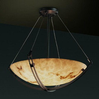 24'' LED Pendant Bowl w/ Crossbar (254|FAL-9722-35-DBRZ-LED5-5000)