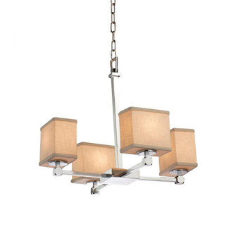 Tetra 5-Light Chandelier (254|FAB-8420-55-CREM-CROM)