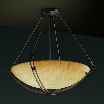 24'' LED Pendant Bowl w/ Crossbar (254|CLD-9722-35-DBRZ-LED5-5000)