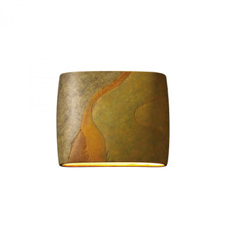 Wide ADA Oval LED Wall Sconce- Open Top & Bottom (254|CER-8855-SLHY-LED2-2000)