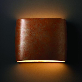 Wide ADA Oval LED Wall Sconce- Open Top & Bottom (254|CER-8855-PATR-LED2-2000)