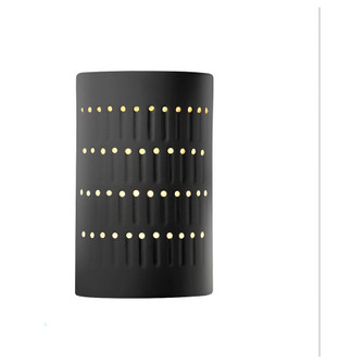 Small LED Cactus Cylinder - Open Top & Bottom (254|CER-2285-CRB-LED1-1000)
