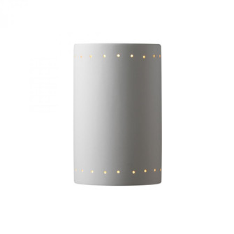 Large LED Cylinder w/ Perfs - Open Top & Bottom (254|CER-1295-BIS-LED2-2000)