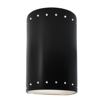 Small LED Cylinder w/ Perfs - Open Top & Bottom (254|CER-0995-CRB-LED1-1000)