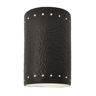 Small LED Cylinder w/ Perfs - Closed Top (254|CER-0990-HMIR-LED1-1000)