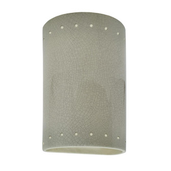 Small LED Cylinder w/ Perfs - Closed Top (254|CER-0990-CKC-LED1-1000)