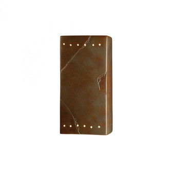 Large LED Rectangle w/ Perfs - Open Top & Bottom (Outdoor) (254|CER-0965W-SLTR-LED1-1000)