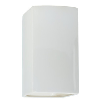 Large LED Rectangle - Open Top & Bottom (254|CER-0955-WHT-LED2-2000)