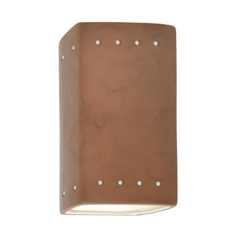 Small LED Rectangle w/ Perfs - Open Top & Bottom (Outdoor) (254|CER-0925W-TERA-LED1-1000)