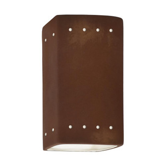 Small LED Rectangle w/ Perfs - Open Top & Bottom (Outdoor) (254|CER-0925W-RRST-LED1-1000)