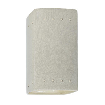 Small LED Rectangle w/ Perfs - Open Top & Bottom (Outdoor) (254|CER-0925W-CRK-LED1-1000)