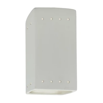 Small LED Rectangle w/ Perfs - Open Top & Bottom (Outdoor) (254|CER-0925W-BIS-LED1-1000)