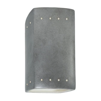 Small LED Rectangle w/ Perfs - Open Top & Bottom (Outdoor) (254|CER-0925W-ANTS-LED1-1000)