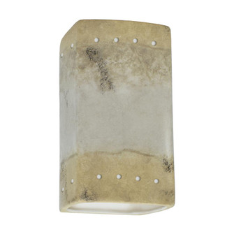 Small LED Rectangle w/ Perfs - Open Top & Bottom (254|CER-0925-TRAG-LED1-1000)