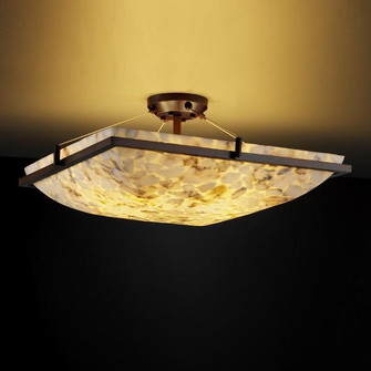 18'' Square LED Semi-Flush Bowl w/ Ring (254|ALR-9781-25-DBRZ-LED3-3000)