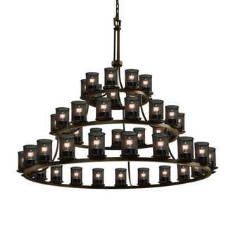 Dakota 45-Light 3-Tier Ring Chandelier (254|MSH-8714-10-DBRZ)
