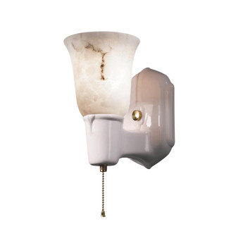 Chateau Single-Arm w/ Uplight Glass Shade (254|CER-7151-WHT)