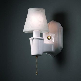 Chateau Single-Arm w/ Clip-On Glass Shade (254|CER-7150-WHT)