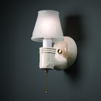 Vintage Round w/ Clip-On Glass Shade (254|CER-7130-VAN)