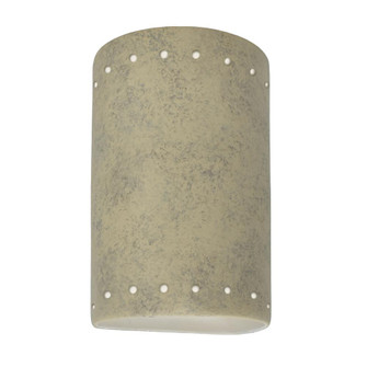 Small ADA Cylinder w/ Perfs - Closed Top (Outdoor) (254|CER-5990W-NAVS)
