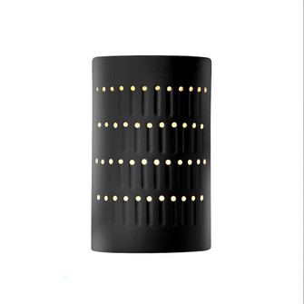 Small Cactus Cylinder - Open Top & Bottom (Outdoor) (254|CER-2285W-BLK)