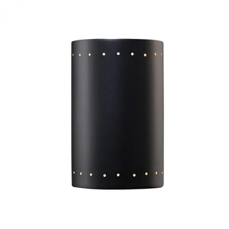 Large Cylinder w/ Perfs - Closed Top (254|CER-1290-CRB)