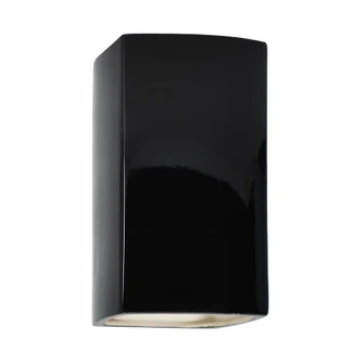 Small Rectangle - Closed Top (Outdoor) (254|CER-0910W-BLK)