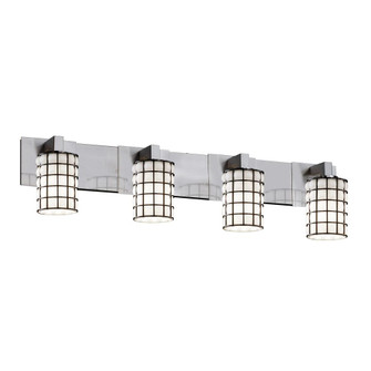 Modular 4-Light Bath Bar (254|WGL-8924-30-GRCB-NCKL)