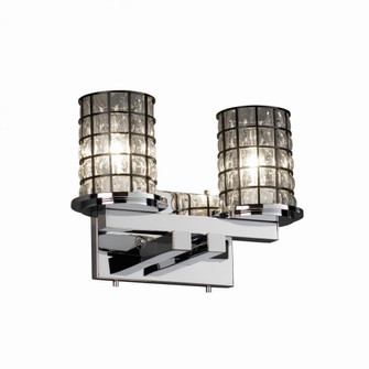 Dakota 2-Light Straight-Bar Bath Bar (254|WGL-8772-10-GRCB-CROM)