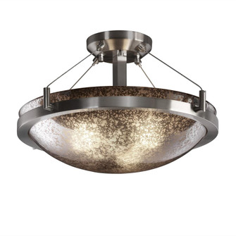 18'' Round Semi-Flush Bowl w/ Ring (254|FSN-9681-35-MROR-MBLK)