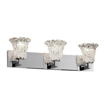 Modular 3-Light Bath Bar (254|GLA-8923-26-CLRT-NCKL)