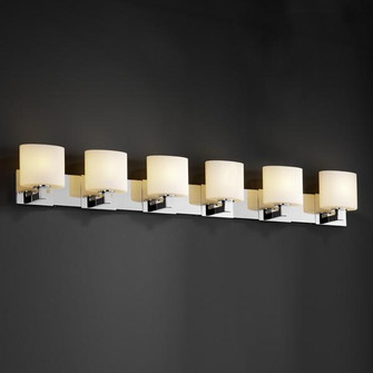 Modular 6-Light Bath Bar (254|FSN-8926-40-OPAL-MBLK)