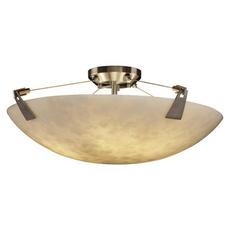 24'' Semi-Flush Bowl w/ Tapered Clips (254|CLD-9632-35-NCKL)