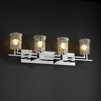 Aero 4-Light Bath Bar (254|GLA-8704-16-CLRT-NCKL)