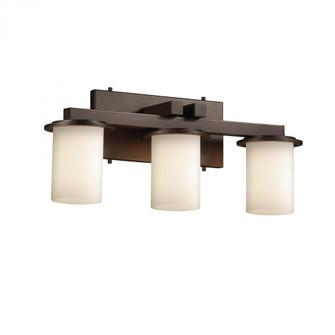 Dakota 3-Light Straight-Bar Bath Bar (254|FSN-8773-10-OPAL-DBRZ)