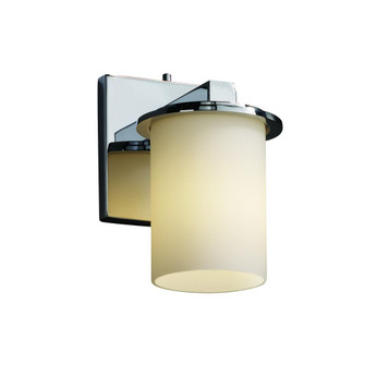 Dakota 1-Light Wall Sconce (254|FSN-8771-10-OPAL-MBLK)