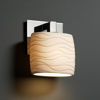 Modular 1-Light Wall Sconce (ADA) (254|POR-8931-30-WAVE-DBRZ)