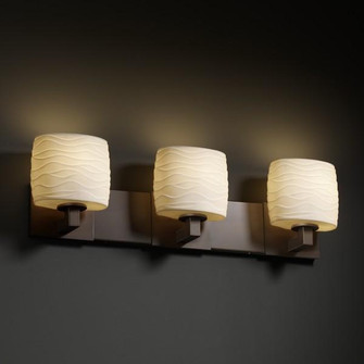 Modular 3-Light Bath Bar (254|POR-8923-10-WAVE-NCKL)
