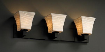 Modular 3-Light Bath Bar (254|POR-8923-10-WAVE-MBLK)
