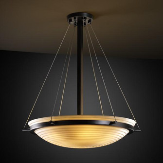 18'' Round Pendant Bowl w/ Ring (254|PNA-9691-35-WAVE-MBLK)