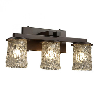 Dakota 3-Light Straight-Bar Bath Bar (254|GLA-8773-16-CLRT-DBRZ)