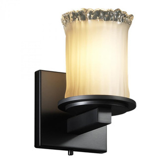 Dakota 1-Light Wall Sconce (254|GLA-8771-16-WTFR-MBLK)
