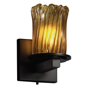 Dakota 1-Light Wall Sconce (254|GLA-8771-16-AMBR-MBLK)
